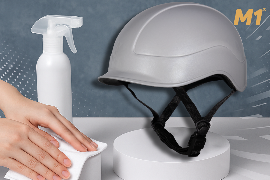Cách vệ sinh mũ bảo hiểm M1 siêu nhẹ đúng cách